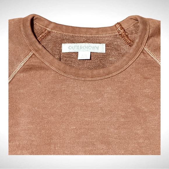 Outerknown Sur Sweatshirt Raglan i XL Henna - Picture 5 of 5